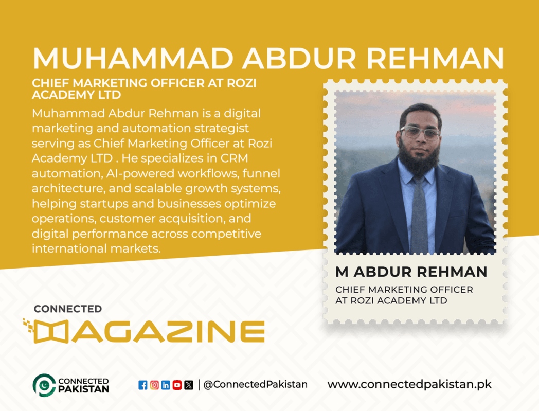 Abdur Rehman: Building Pakistan’s Startup Ecosystem Through Innovation
