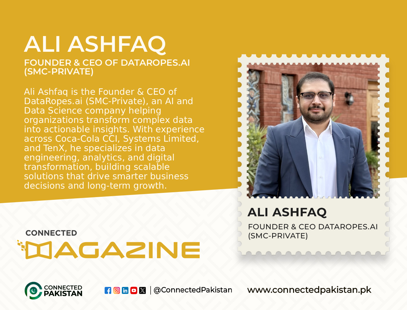 Ali Ashfaq: From Data Engineer to Founder of DataRopes.ai