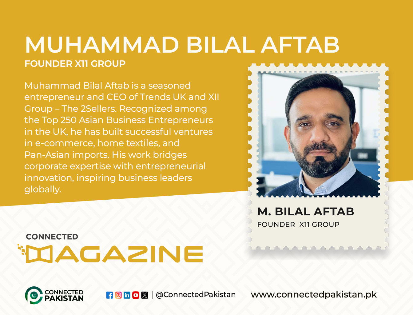 Muhammad Bilal Aftab: Global AI Leader and Venture Builder
