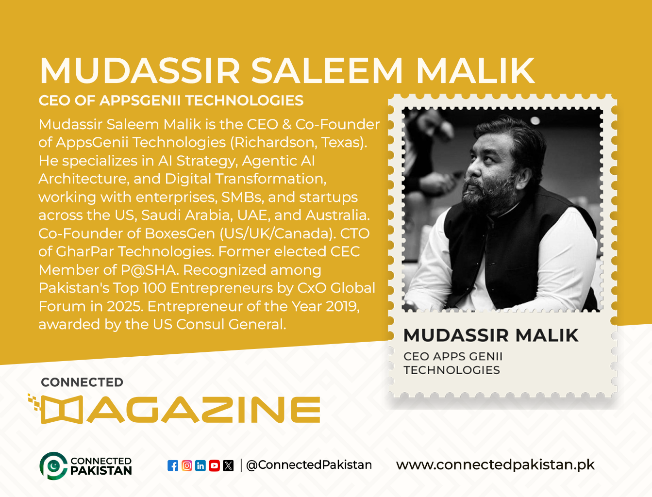 From Lahore to Texas: How Mudassir Saleem Malik Is Building the Bridge Between Pakistan's Tech Talent and the Global AI Economy