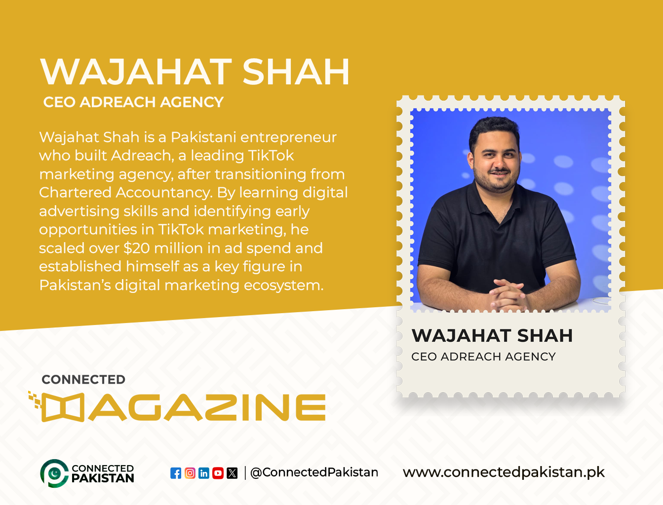 Wajahat Shah: The Self-Made Marketer Who Built Pakistan's Leading TikTok Agency