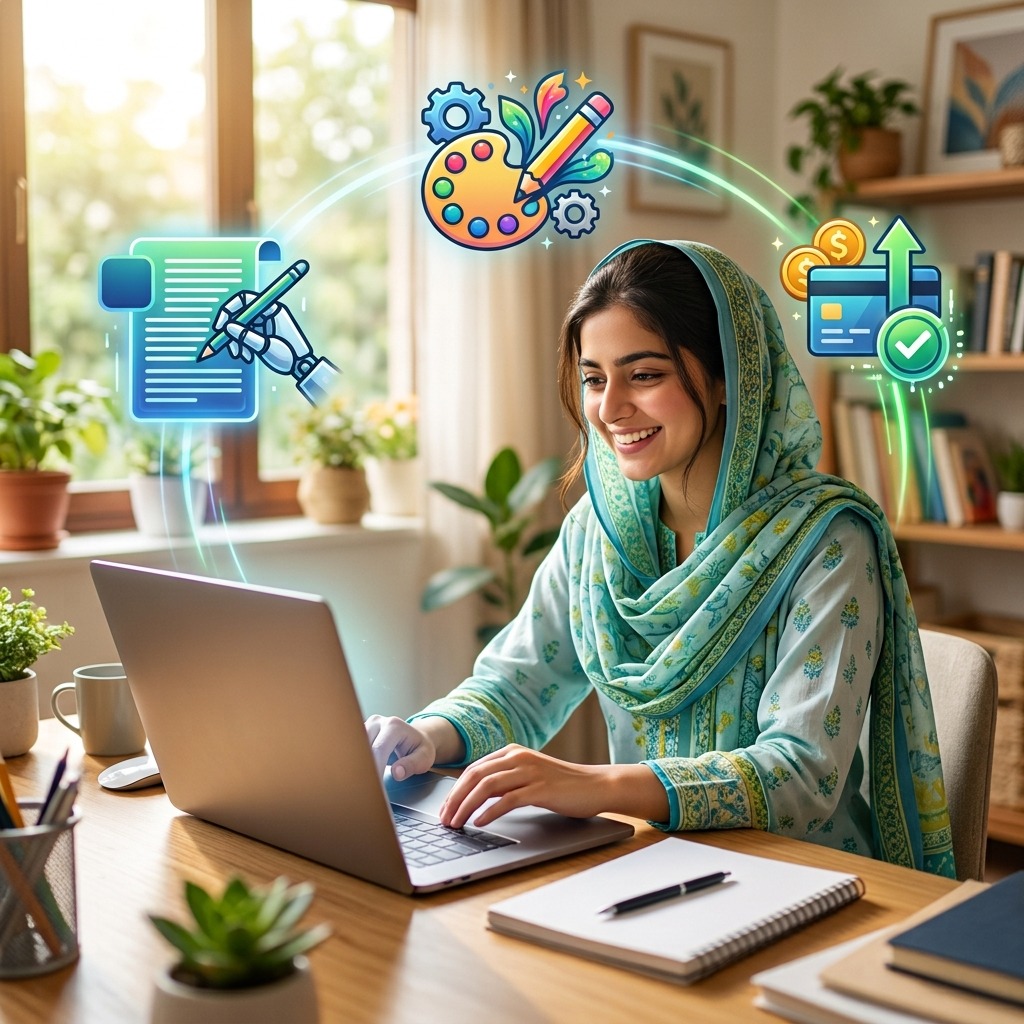 How to Earn Your First Income With AI Tools in Pakistan