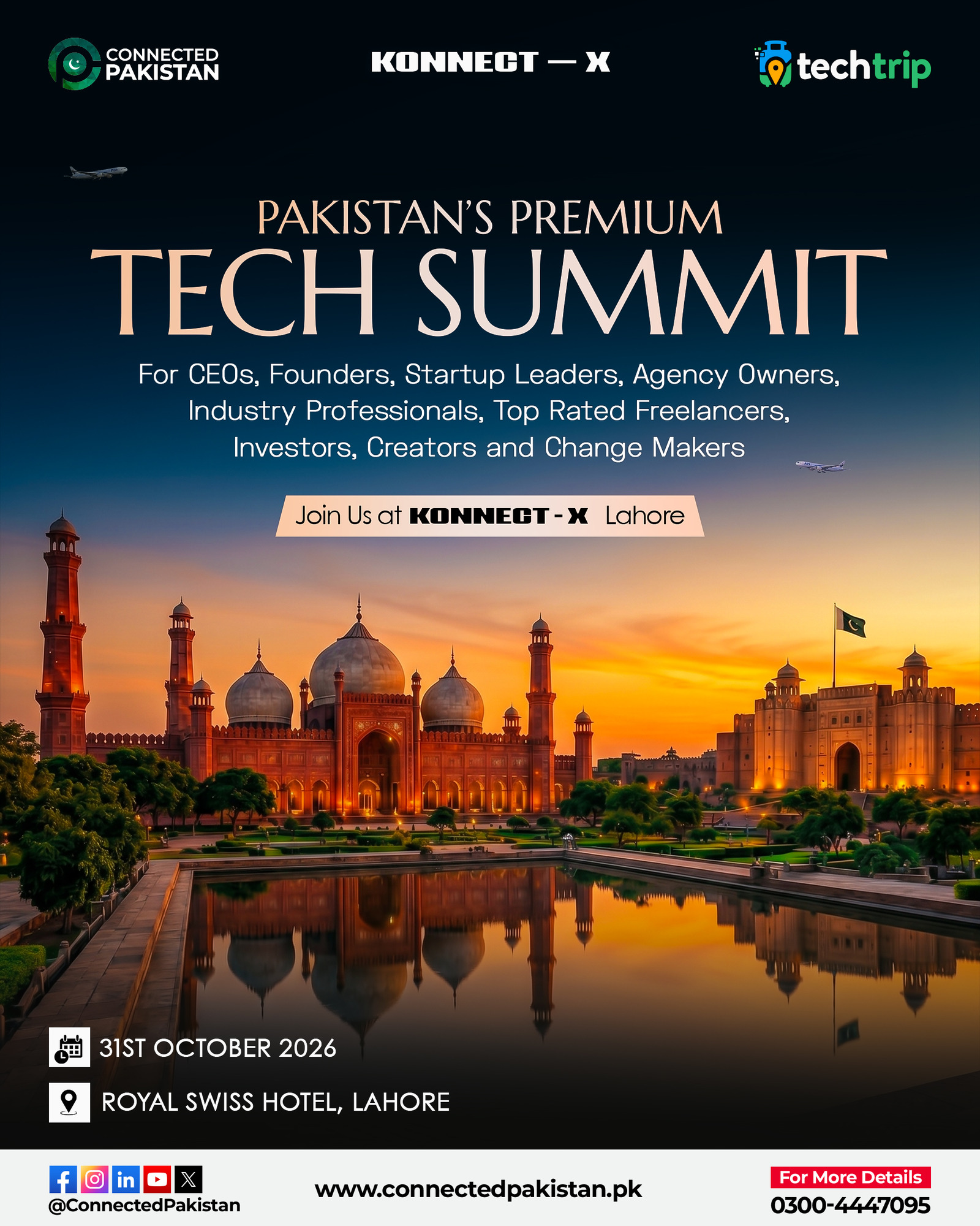 KonnectX Summit Lahore Returns: A Night at the Lahore Fort for Pakistan's Builders