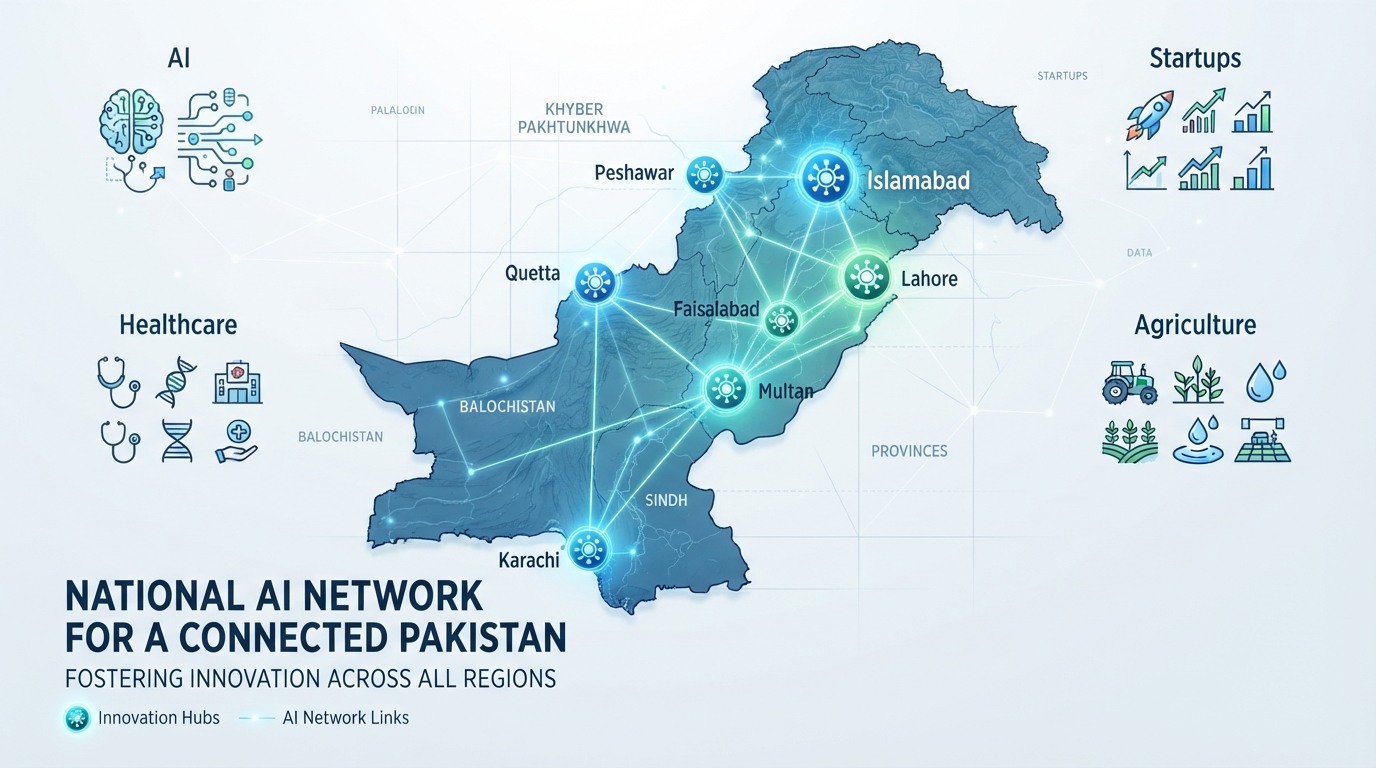 Pakistan Launches 7 AI Hubs to Incubate 560 Startups