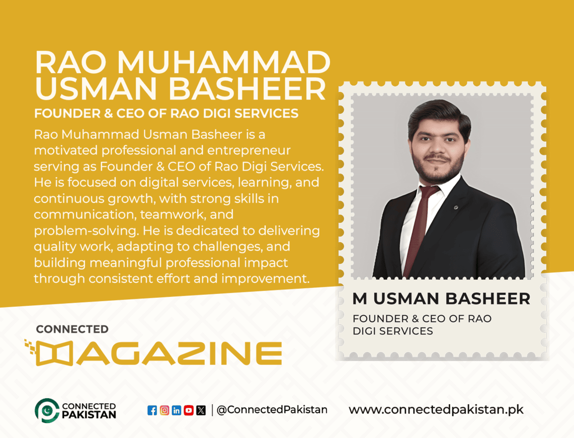 Rao Muhammad Usman Basheer: Freelancing to Global Recognition