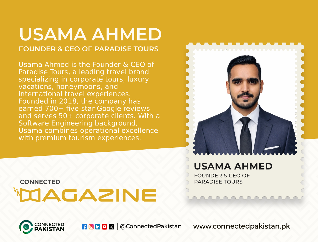 Usama Ahmed: The Software Engineer Who Built a Travel Brand From Scratch